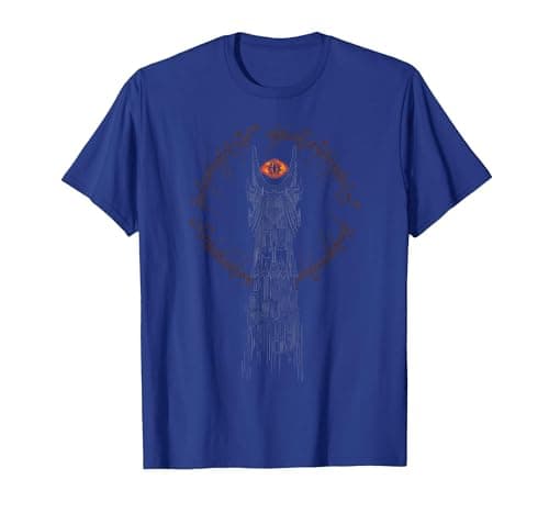 Image of The Lord of The Rings Tower of Mordor T-Shirt, Men, Royal Blue, Medium