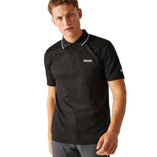 Image of Regatta Men Maverick V' Quick Drying Active T-Shirts/Polos/Vests - Black, X-Large