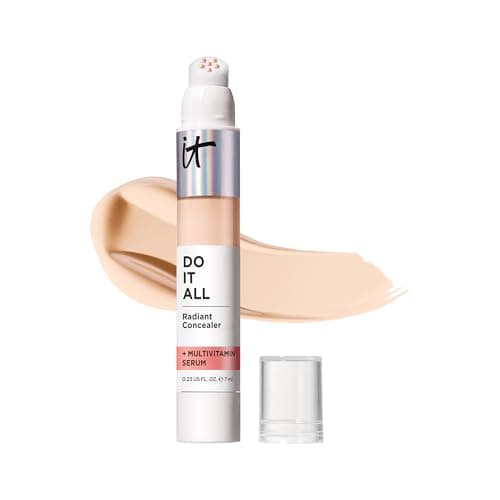 Image of IT Cosmetics Radiant Concealer with Medium Coverage, Enriched with Vitamins B3, B5 and E, Do It All Concealer, Shade: Fair Warm, 7ml