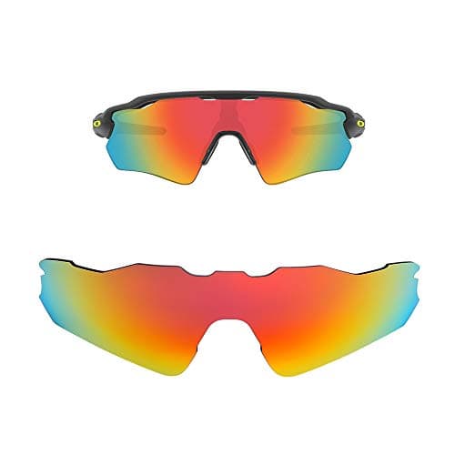 Image of Oak&ban Mirror Polarized Replacement Lenses for Oakley Radar EV Path Sunglasses Red