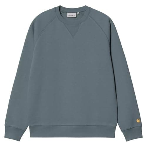 Image of CARHARTT WIP Chase Sweatshirt Cozy Blue/Gold