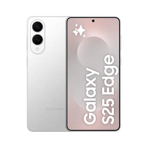 Image of Samsung Galaxy S25 Edge AI Smartphone, Galaxy AI, Android Smartphone, 12GB Memory, 256GB Storage, 200 MP Camera, Long Battery Life, Titanium Silver (UK Version) (Renewed)