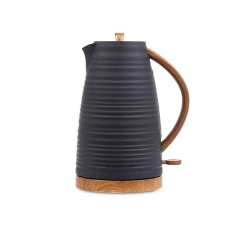 Image of Morphy Richards Clay 1.7L Jug Kettle, 3kw Rapid Boil, Water Level Indicator, Dry Boil Protection, 360 Degree Base, Build-in Cord Storage, Flint, 103101