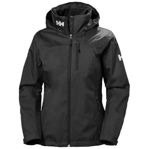 Image of Helly Hansen Women's W Crew Hooded Midlayer Jacket, Black, L