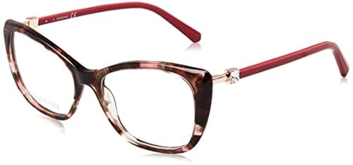 Image of Swarovski Women's Sk5416 Sunglasses, Coloured Havana, UK 40