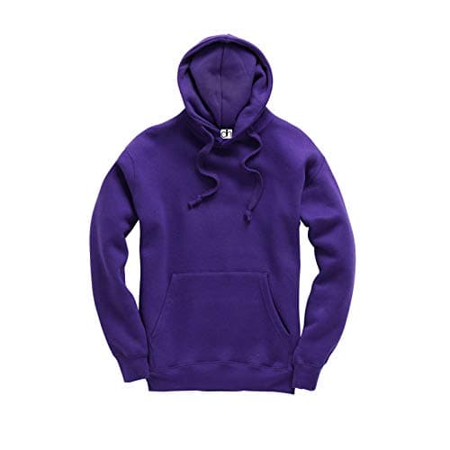 Image of D&H CLOTHING UK Premium Adult Unisex Premium XS-6XL Pullover Heavy Blended Hooded Fleece Jumper Work Wear Sweatshirt Hoodies Top Plain BNW Unisex Purple