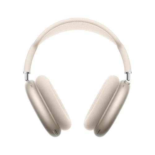 Image of Apple AirPods Max 2 Wireless Over-Ear Headphones, Active Noise Cancellation, Adaptive Audio, Personalised Spatial Audio, Live Translation, Bluetooth Headphones for iPhone - Starlight