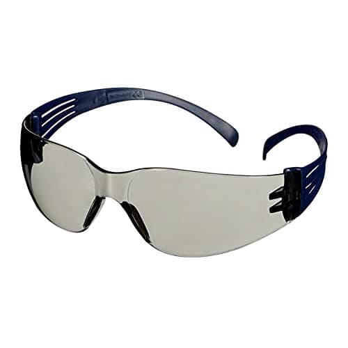 Image of 3M SecureFit 100 Safety Glasses, Blue frame, Anti-Scratch/Anti-Fog, Indoor/Outdoor Light Grey lens, SF107AF-BLU-EU