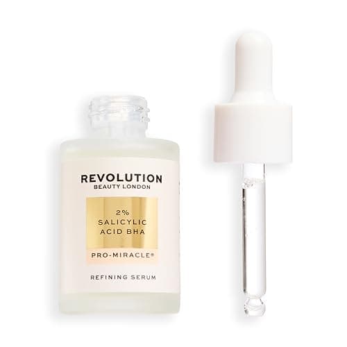 Image of Revolution Pro Miracle 2% SA BHA Blemish Serum, Anti-Blemish Skincare with Salicylic Acid for Oil Control, Reduces Blackheads & Breakouts, 30ml