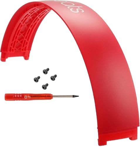 Image of Studio3 Top Headband Arch Repair Parts for Beats Studio 3 Wireless (A1914) - Also fits Studio Pro Wireless (A2924) Headphones (Red)