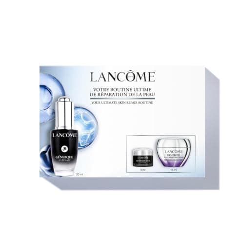 Image of Lancôme Génifique Ultimate Discovery Set, Repair Science Skincare Routine, Includes Ultimate Serum 20ml, Eye Cream 5ml and Rénergie HPN 300 Cream 15ml, Gift Set (Worth £88.60)