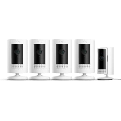 Image of Ring Outdoor Camera Battery 4 pack (Stick Up Cam) + Indoor Camera (2nd Gen) | Security Camera with 1080p HD Video, Two-Way Talk, alternative to CCTV system | 30-day free trial of Ring Home