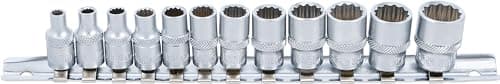 Image of BGS 2755 | Socket Set, 12-point | 6.3 mm (1/4") Drive | Inch Sizes | 12 pcs.
