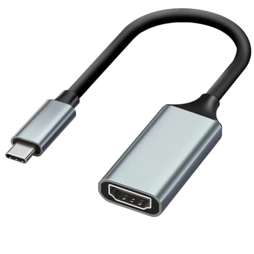 Image of Mepsies USB C to HDMI Adapter 4K, USB Type-C to HDMI Converter Compatible with iPhone 17/16/15 Series, Galaxy S25/S24/S23/S22, MacBook Pro/Air, Dell, Surface and More