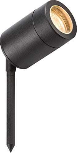 Image of Knightsbridge GU10SPIKEBK Black Lightweight Spike Light, Aluminium, GU10, 35 W