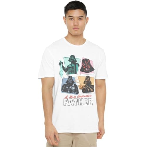 Image of Star Wars Retro Most Impressive Father Unisex T Shirt, White, XXXXX-Large