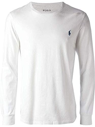 Image of Polo Ralph Lauren Men's Long-Sleeved Crew Neck Pony Logo T-Shirt, L