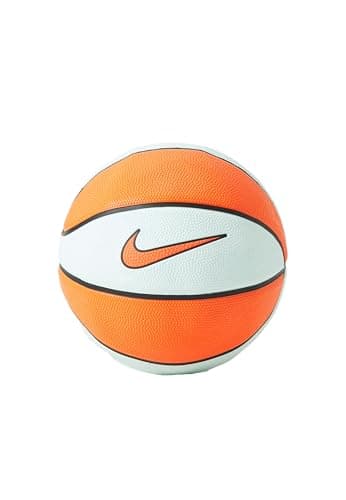 Image of Nike Swoosh Skills Mini Basketball – Training Basketball – Mini Basketball for Skills Training & Leisure, Safety Orange/Black/Black/Safety Orange, 3