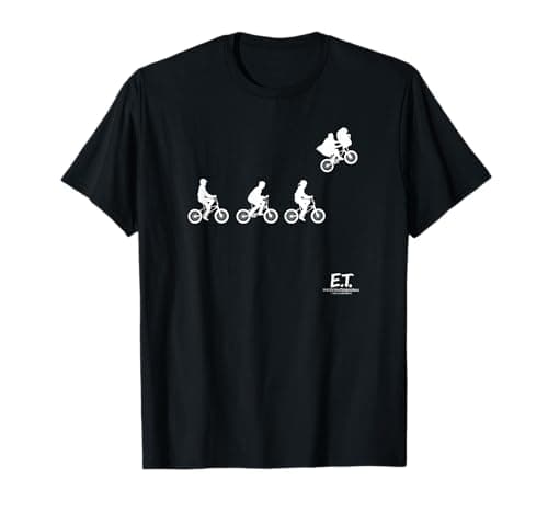 Image of E.T. the Extra-Terrestrial Bike Chase Silhouette T-Shirt