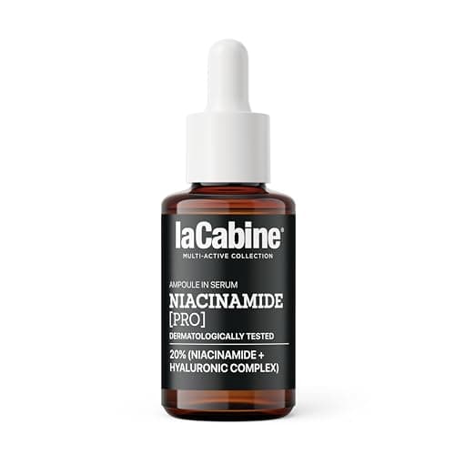 Image of laCabine Niacinamide [PRO] Serum 30ml – Dark Spot Correcting & Brightening Serum with Niacinamide and 3 Types of Hyaluronic Acid – Hydrating, Radiance-Boosting, Lightweight Texture
