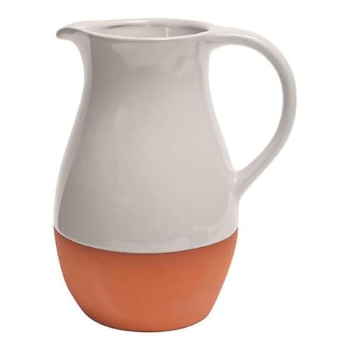 Image of Dexam Sintra Glazed Terracotta Jug - Stone