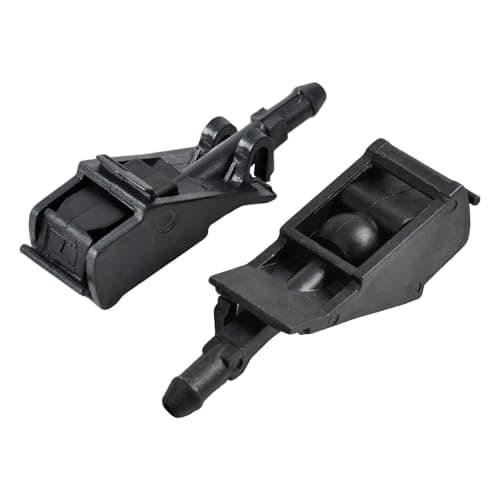 Image of KinetiCore 2Pcs Windscreen Washer Nozzles Fan Spray Jets, Compatible with VW Golf Passat Polo Seat Ibiza Skoda Superb, Replaces 6E0955985