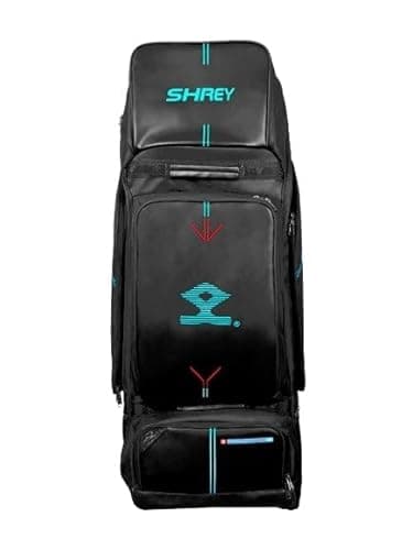 Image of Shrey Meta 120 Duffle Wheelie Cricket Bag - Black