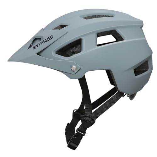 Image of Bike Helmet Men Women, Lightweight MTB Cycle Helmet with Detachable Visor, Adjustable Mountain Road Bicycle Helmet with Dial Fit, Safety Certified Cycling Helmet for Adult Youth