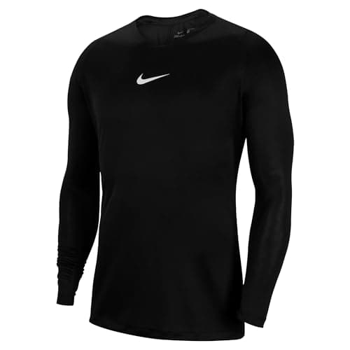 Image of NIKE AV2609-010 Dri-FIT Park First Layer T-Shirt Men's Black/White Size L