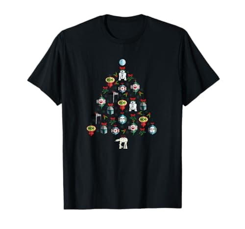 Image of Star Wars Christmas Tree Ornaments Holiday T-Shirt