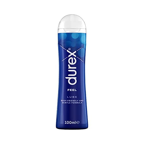 Image of Durex Play Feel Water Based Lube, 100ml, Gentle, pH Friendly, Non Sticky, Non Staining, Unflavoured, Condom & Toy Compatible, Smooth Texture, Clinically Tested