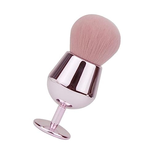 Image of ERINGOGO Blush Brush for Women Fluffy Makeup Brush for Loose Setting Powder and Foundation Blending for Daily Cosmetics Use