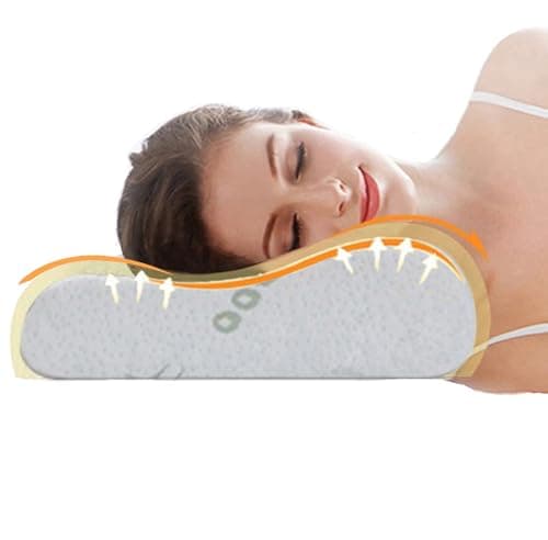 Image of Ecosafeter 2026 Upgrade Memory Foam Pillow- Cervical Orthopedic Deep Sleep Neck Pillow-Superior Comfort for Neck Shoulder Pain Sleeping