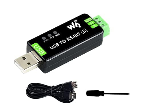 Image of Industrial USB to RS485 Converter Adapter with Original CH343G and SP485EEN, Built-in Lightningproof Tube, Resettable Fuse, ESD and TVS Protection Circuits, up to 1.2km RS485 Transmission Distance