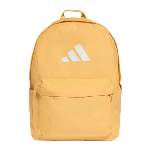 Image of adidas Unisex CLASSIC 3BARS BACKPACK, Semi Ice Tangerine/white, One size