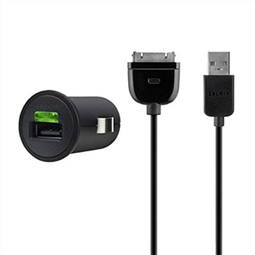 Image of Belkin - Micro Car Charger adapter 2100 mAh + ChargeSync cable for iPhone/iPod/iPad (F8Z689cw)