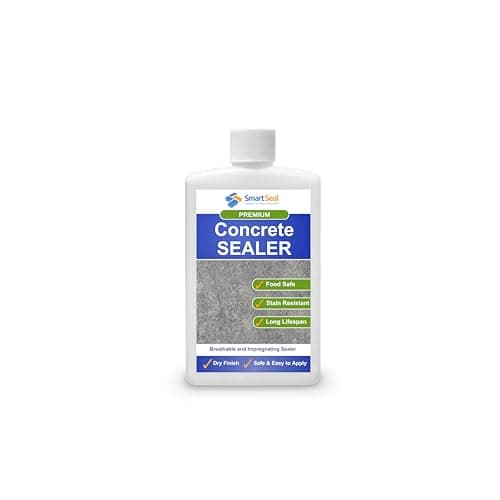 Image of Smartseal Premium Concrete Sealer - Easy to Apply, High Protection Sealant - Oil and Water Repellent, Food Safe - Suitable for All Concrete Surfaces - 100 ml Sample