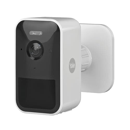 Image of Yale Smart Outdoor Camera [NO SUBSCRIPTION REQUIRED] Full HD Live View & Two-Way Audio, Motion Recordings, Customisable Zones & Scheduling, Night Vision, Spotlight, Real-time Alerts