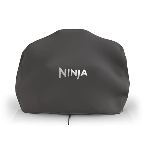 Image of Ninja Woodfire XL Grill Cover, Anti-Fade Weather Resistant BBQ Cover with Drawstring, Official Accessory, Compatible with Ninja Woodfire XL BBQ Grill OG850 / OG901, Black, XSKOGXLCVREU