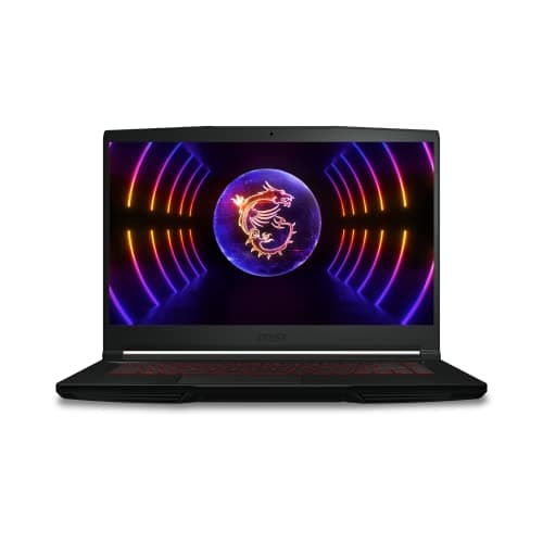 Image of MSI Thin GF63 Gaming laptop (12VF-294UK), Intel Core i7-12650H, 15.6" FHD 144Hz Panel, NVIDIA GeForce RTX 4060 GDDR6, 8GB*2 DDR4, 512GB NVMe PCIe SSD, Windows 11 - Black