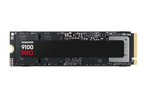 Image of Samsung Memory MZ-VAP4T0BW 9100 PRO 4TB Internal SSD, PCIe 5.0 x4, NVMe 2.0, SSD Designed for Pros & Gamers, Compatible with PC & Laptops, 5 Year Limited Warranty (UK Version)