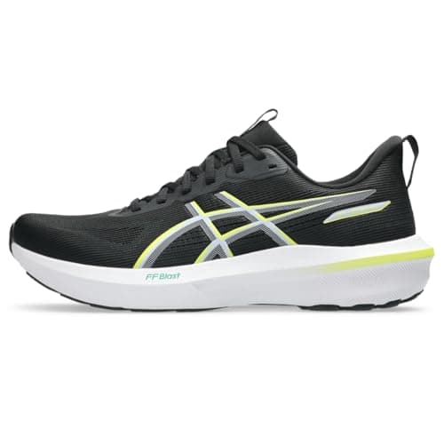 Image of Asics Men's GT-1000 14 Running Shoes, Black/Citron, 9 UK
