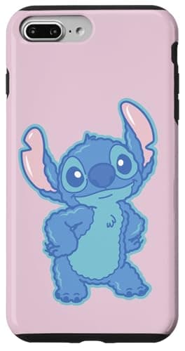Image of Disney Lilo & Stitch Fluffy Cute Pose Stitch Case for iPhone 7 Plus/8 Plus