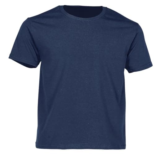 Image of Fruit of the Loom Childrens/Kids Original Short Sleeve T-Shirt (7-8 Years) (Navy)