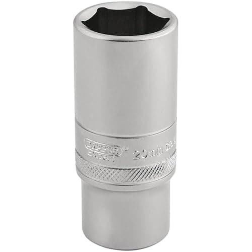 Image of Draper 3/8" Drive Satin Finish Deep Hexagon Socket Metric 20mm