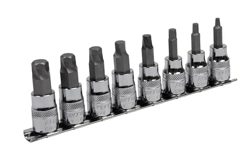 Image of Sealey AK65601 8pc 3/8"Sq Drive Lock-On™ Hex Socket Bit Set