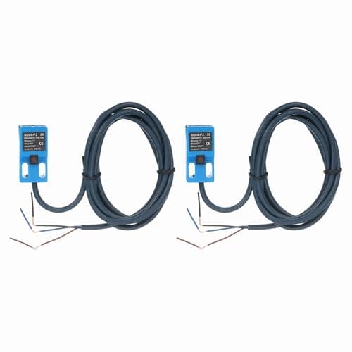 Image of sourcing map 2Pcs SN04-P2 Inductive Proximity Sensor, DC 6-36V 300mA PNP NC Normally Close Detection Approach Proximity Switch Detector 4mm 3 Wire for Industrial Automation,Blue