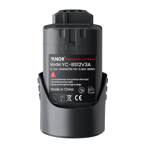 Image of YUNCHI 3.0 Ah Battery Compatible with Bosch Professional 12 V System, Replacement Battery for Bosch Blue Tools with 10.8 V - 12 V