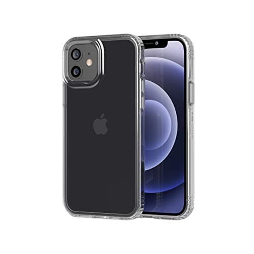 Image of tech21 Evo Clear for Apple iPhone 12 and 12 Pro - Germ Fighting Antimicrobial Phone Case with 10 ft. Drop Protection T21-8379 - 6.1 inches
