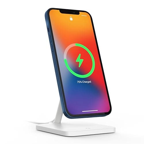 Image of Twelve South Forte iPhone MagSafe Stand - Adjustable Desktop Charger Holder for iPhone 15, 14, 13, 12, AirPods and AirPods Pro, Compatible with Apple MagSafe Charger (Not Included), Phone Holder
